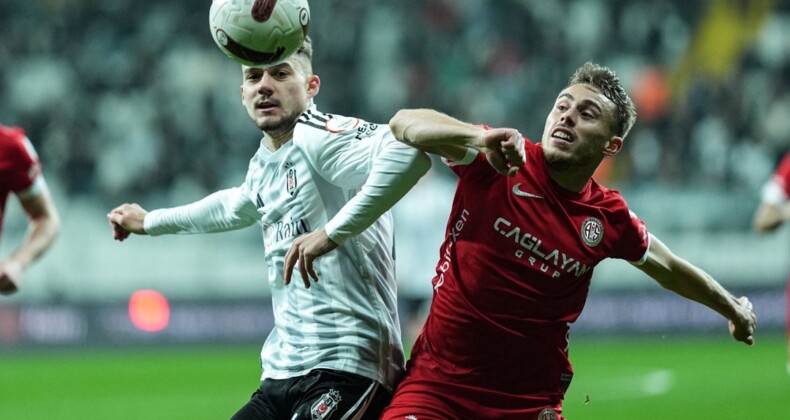 Beşiktaş, evinde Antalyaspor’a kaybetti