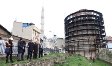 Makedon Kulesi’nin restorasyon çalışmaları sürüyor