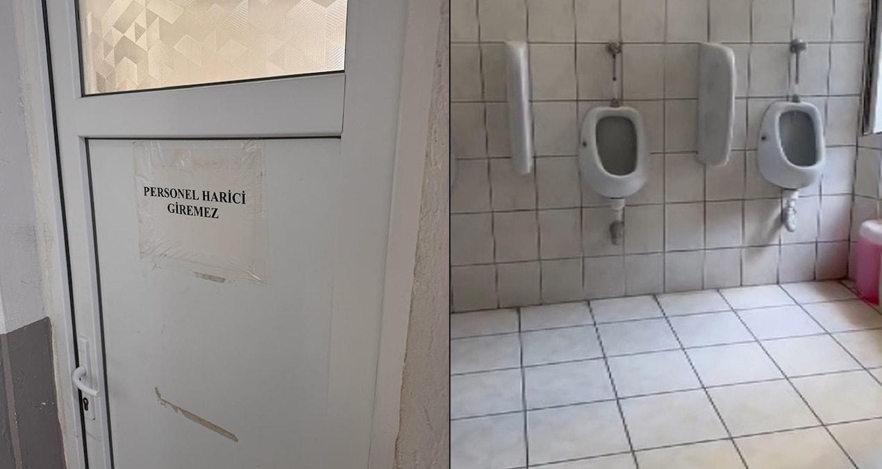 Adliyede tuvalet krizi aşıldı, anahtar da rafa kalktı