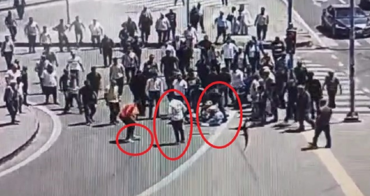 Avukat, birlikte yaşadığı kadının kardeşini vurdu… Müdahale anları kamerada