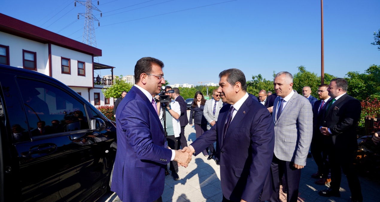 Ekrem İmamoğlu’ndan Tevfik Göksu’ya tebrik ziyareti