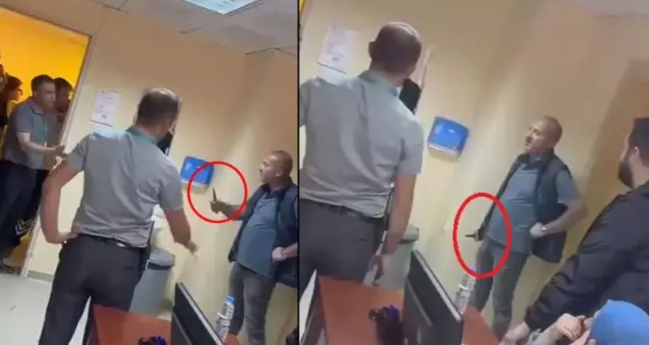 Rize’de sağlık çalışanlarına bıçaklı tehdit