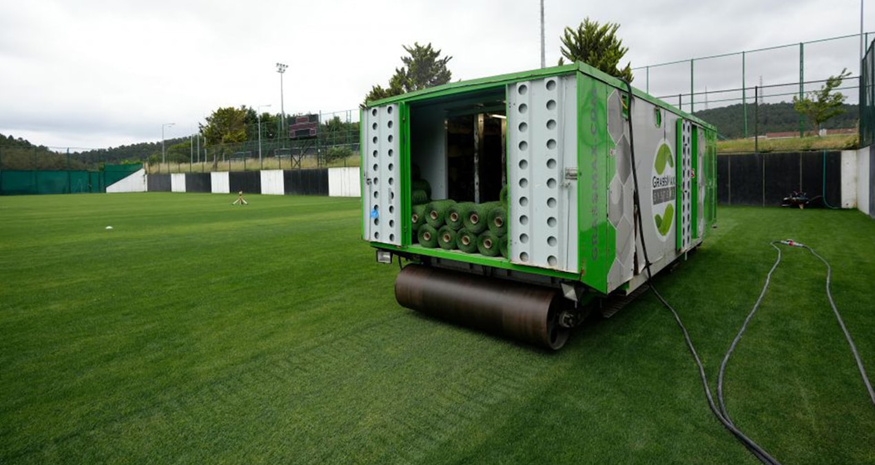 Beşiktaş’ın Nevzat Demir Tesisleri’nde antrenman sahaları yenileniyor