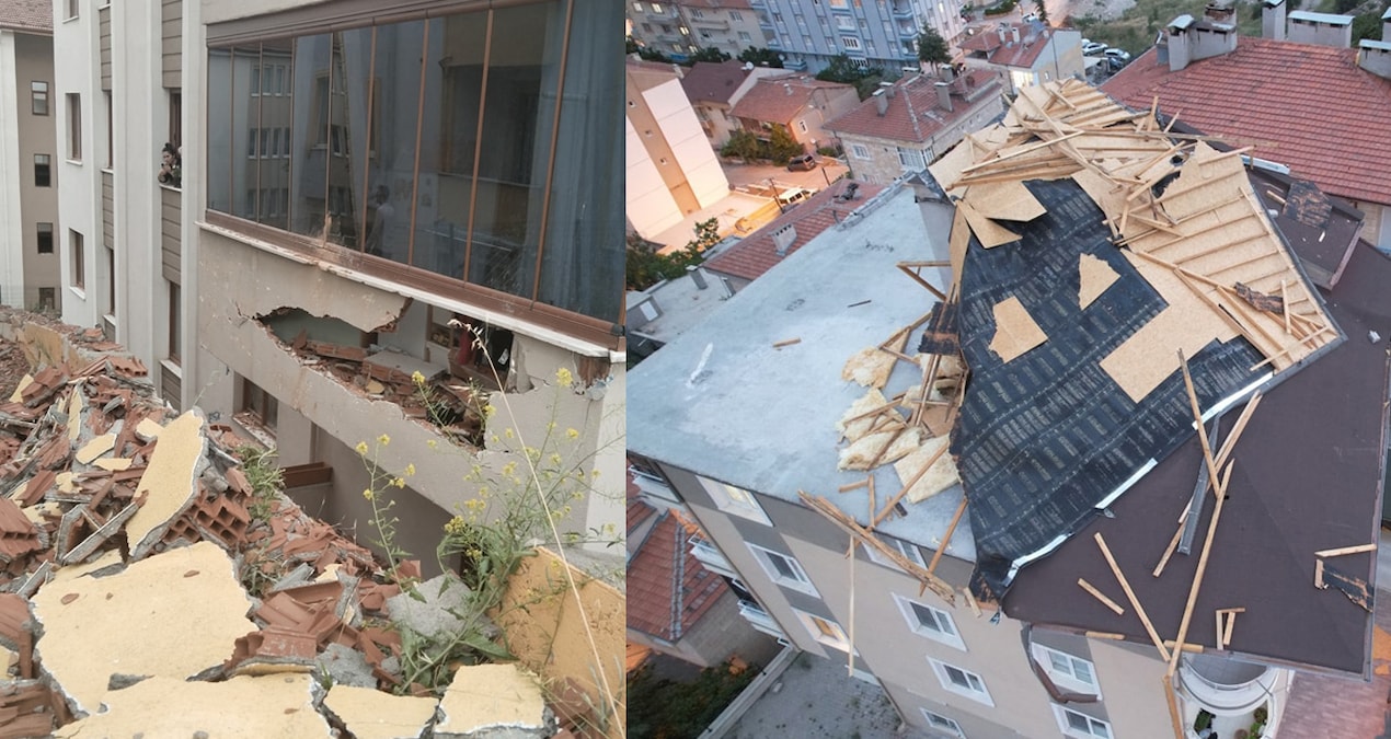 Birçok şehirde kuvvetli rüzgar etkili oldu: Yaralılar var