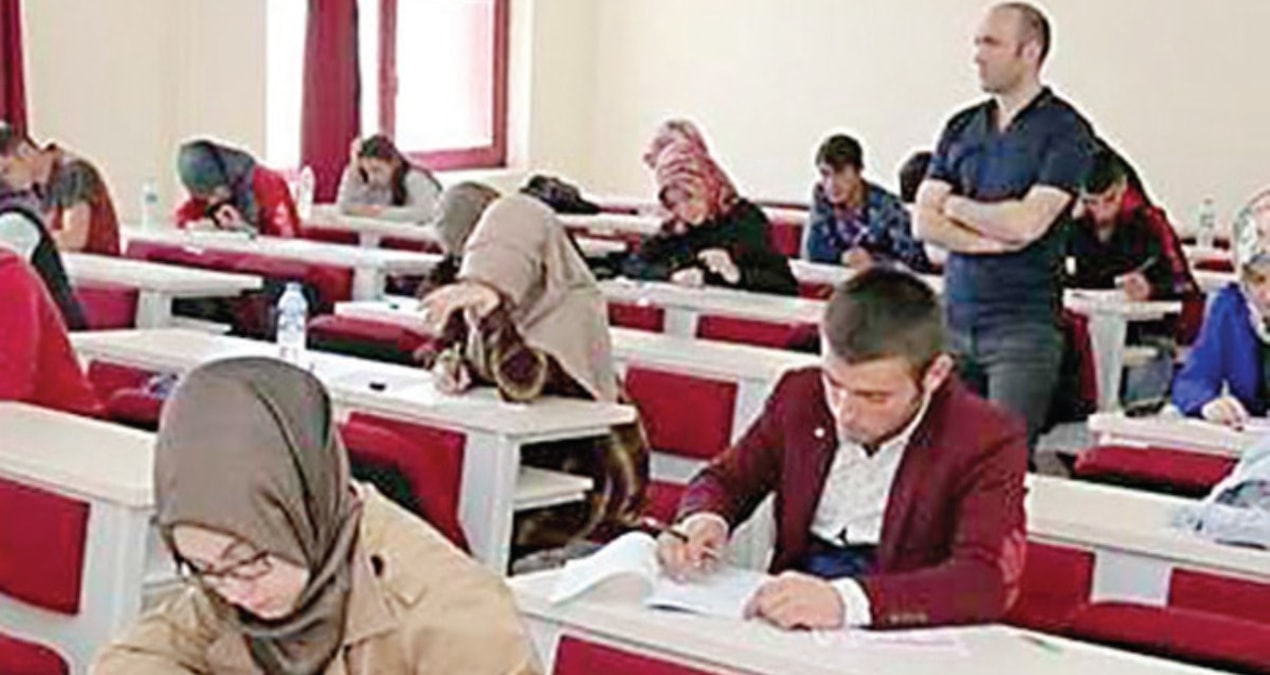 Birçok sınav salonunda tek gözetmen çalıştı