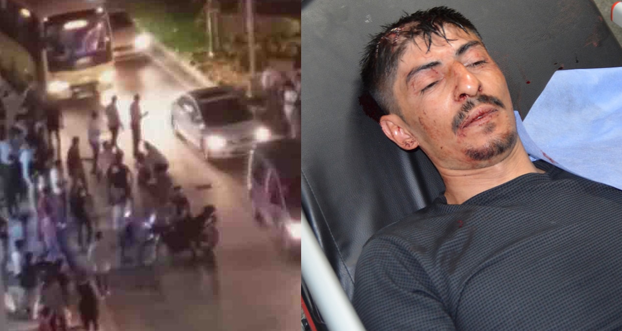 Boşandığı eski eşi ve sevgilisini yolda görünce ortalık karıştı