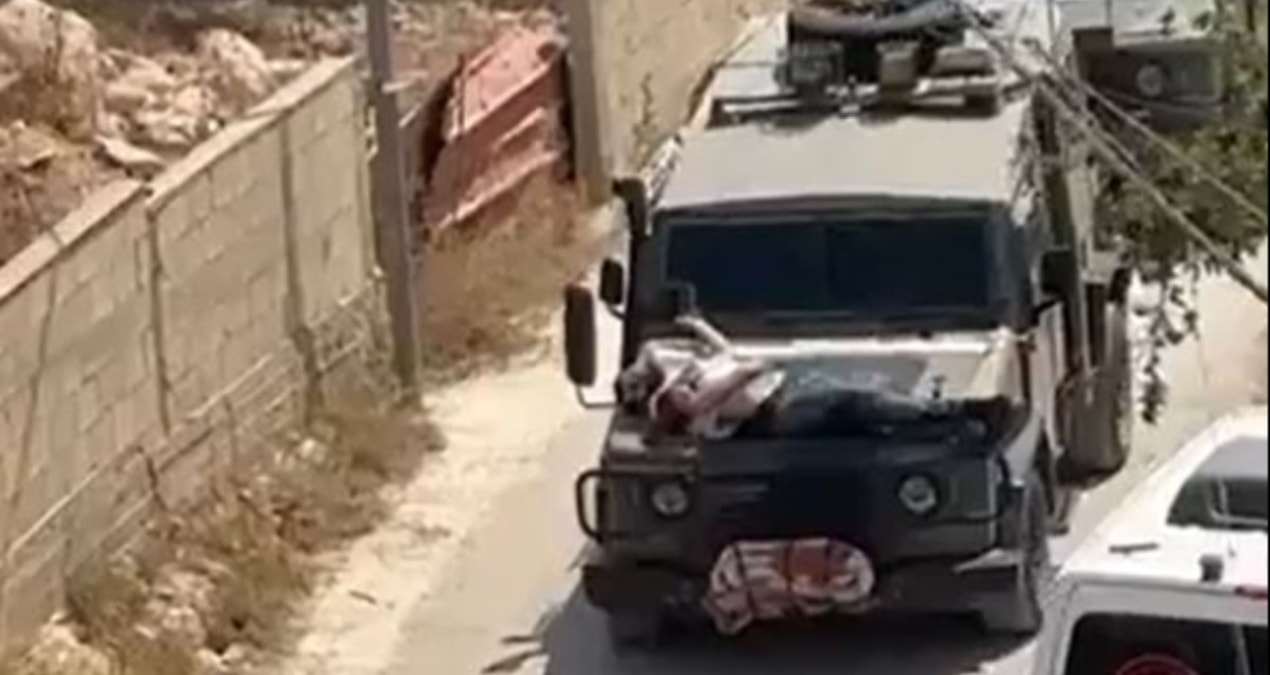 Bütün dünyanın kanını çeken görüntü: İsrail ordusu Filistinli adamı canlı kalkan olarak kullandı