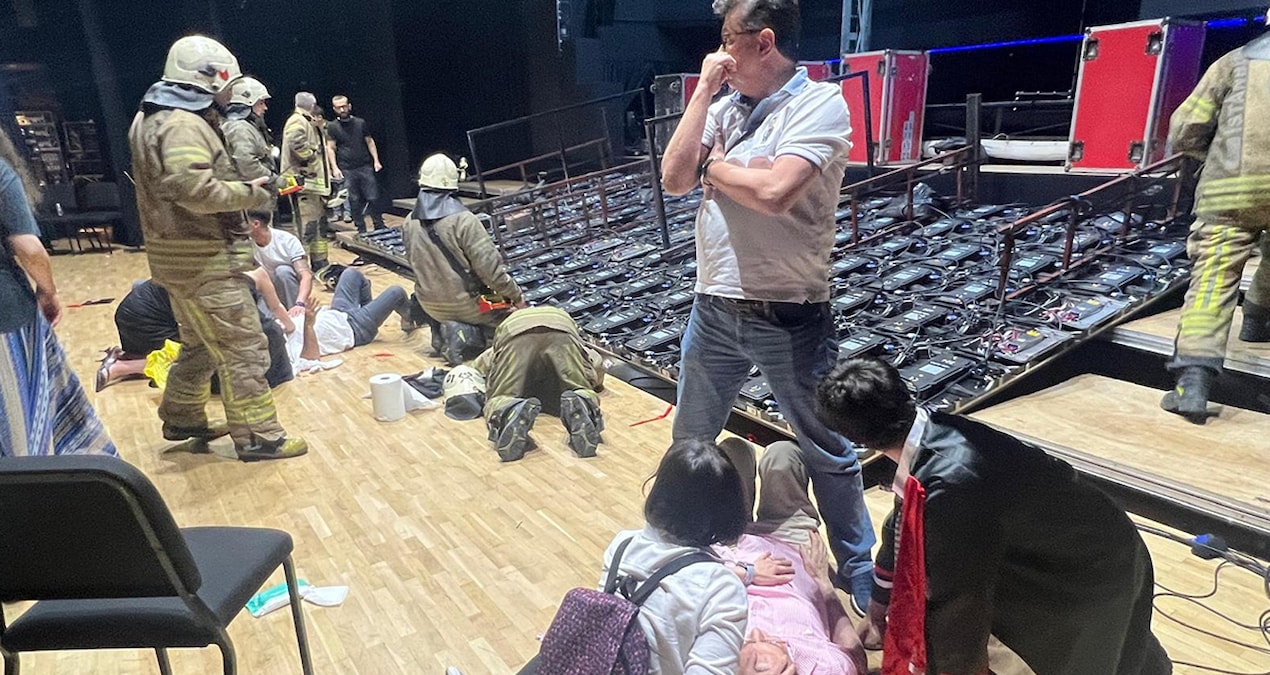 Cemal Reşit Rey’de pano devrilmesi olayında 13 şüpheli serbest