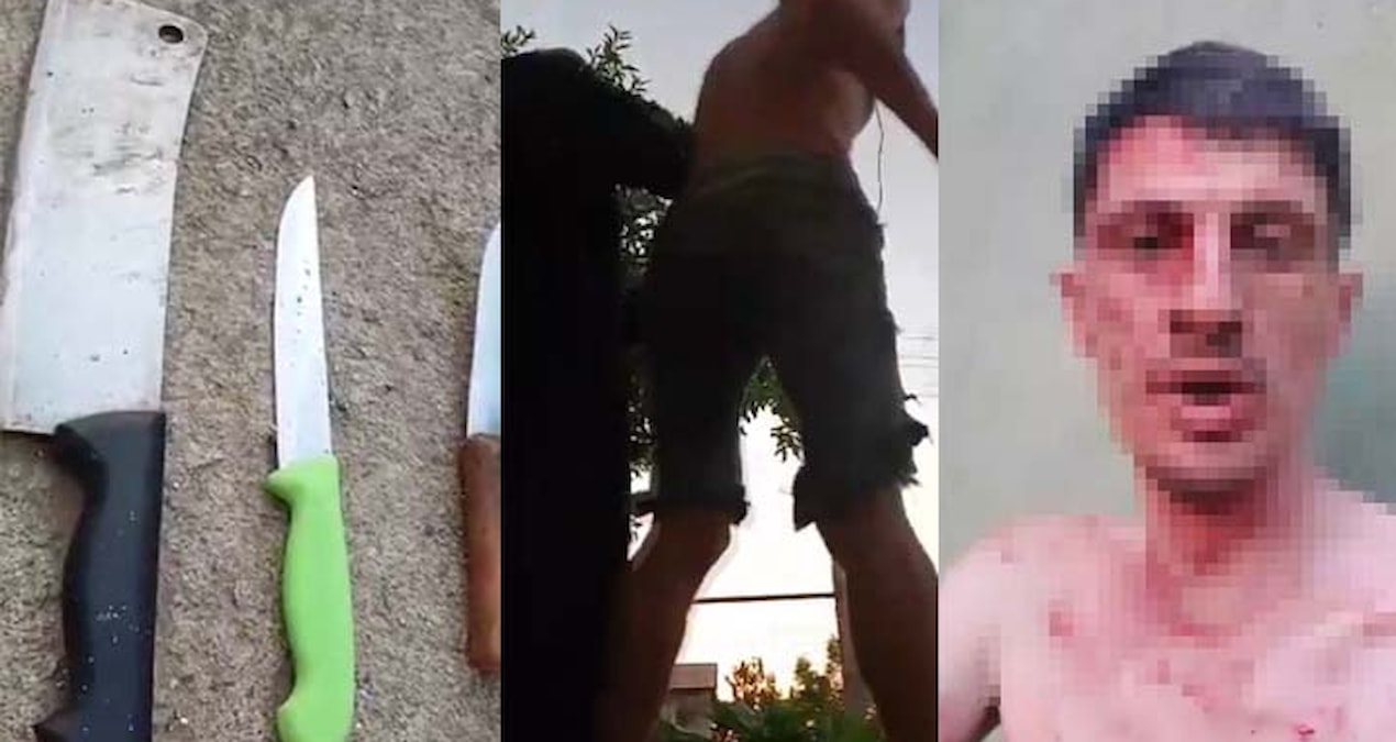 ‘Cesareti olmayan izlemesin’ dedi: Canlı yayın açıp eniştesini bıçakladı