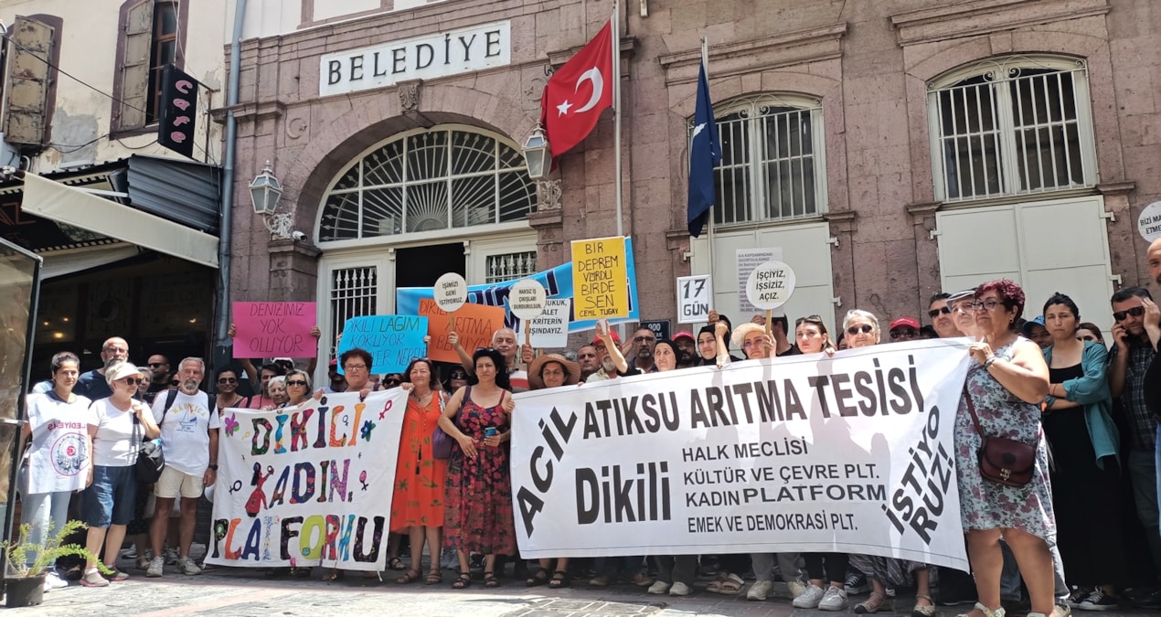 Dikili’deki deniz kirliliği alarmı! Arıtma tesisi bekleniyor