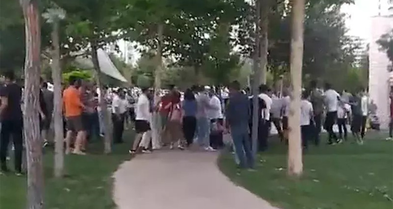Diyarbakır’da parktaki dans gösterisine tekbirli saldırı