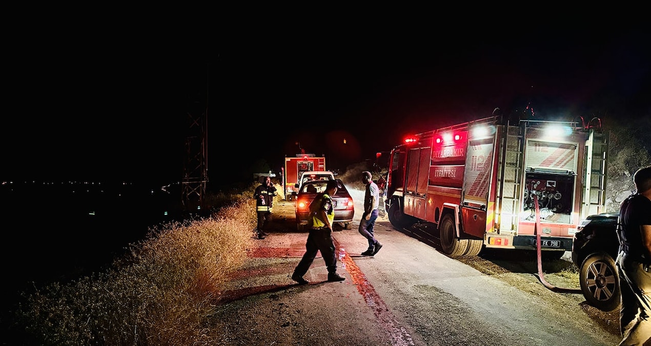 Diyarbakır’daki yangında 500 hayvan öldü