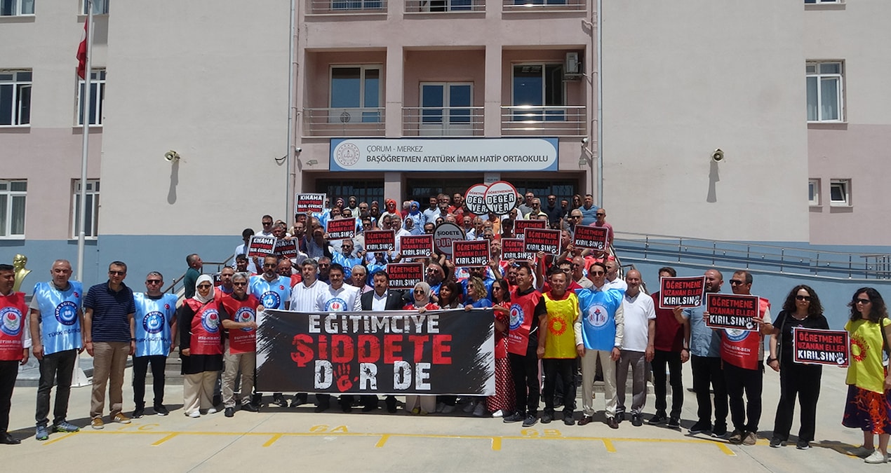 Eğitimciler okuldaki zincirli saldırıyı kınadı