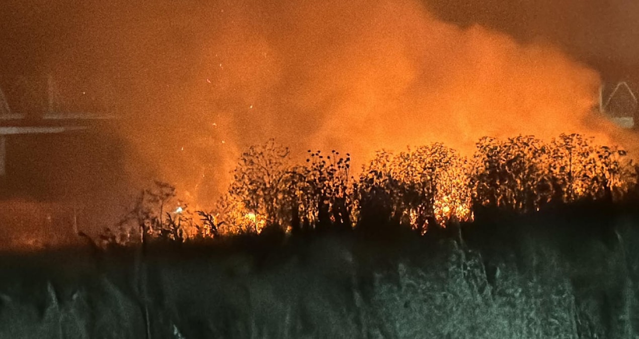 Fabrikalar bölgesinde patlama