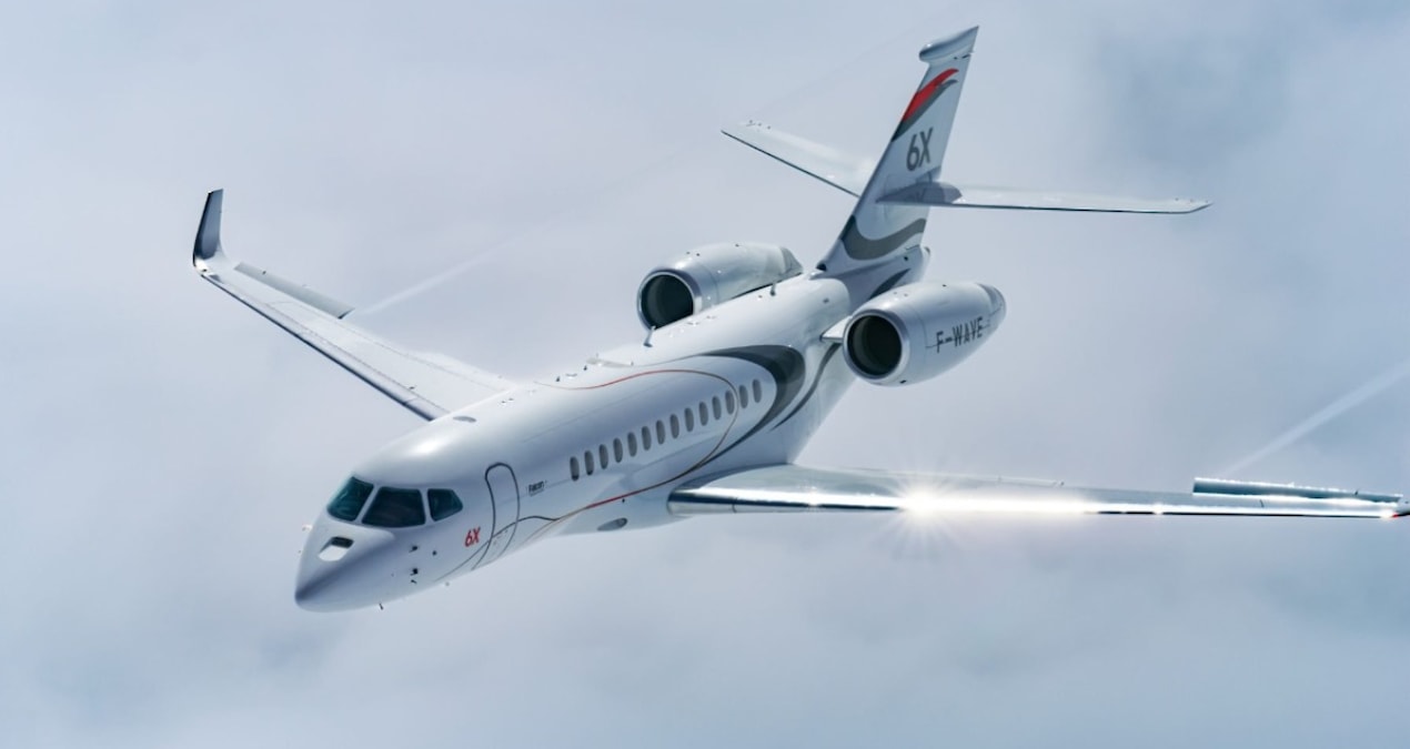 Falcon 6X havalandı, çok yakında Türkiye’de