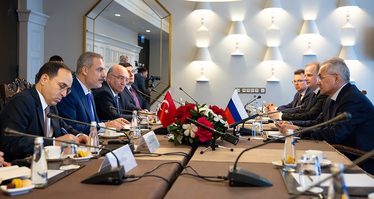 Fidan’la görüşen Şoygu’dan açıklama