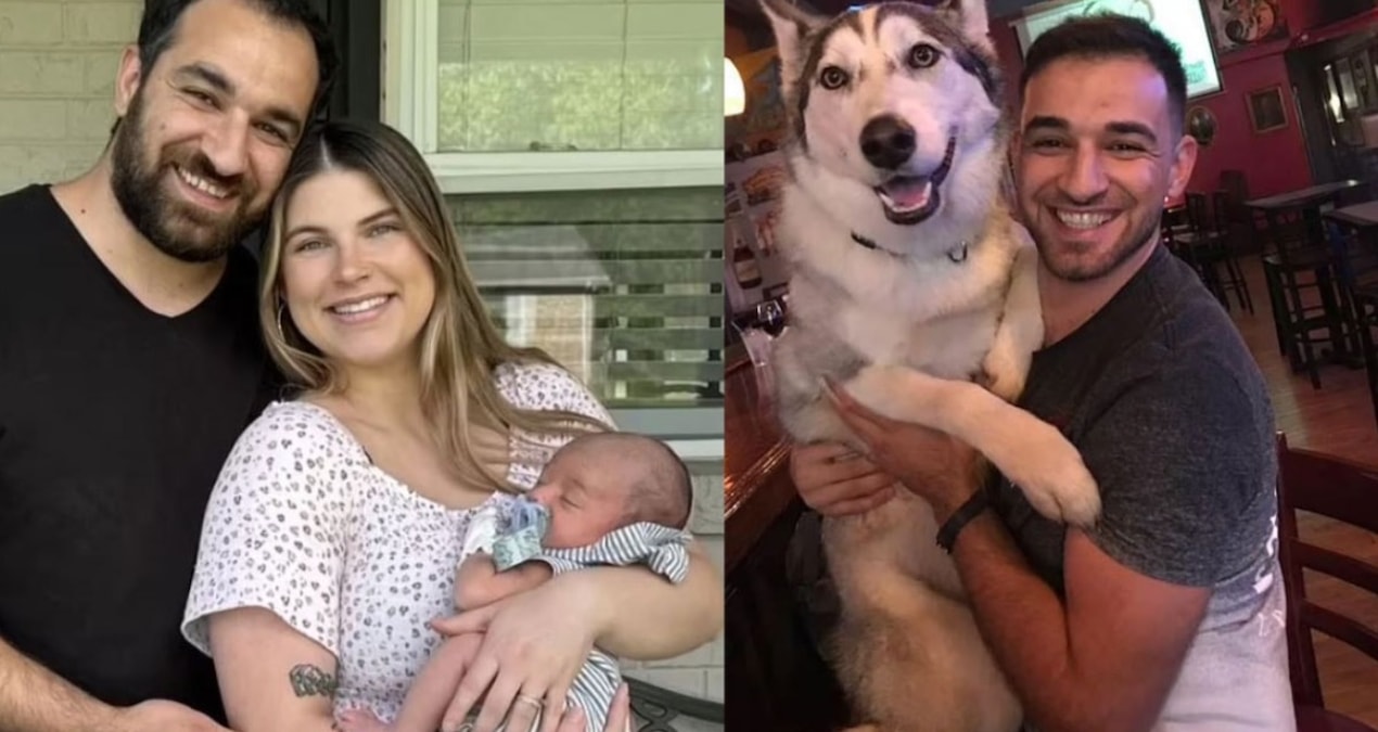 Husky cinsi köpek beşikteki bebeği parçaladı