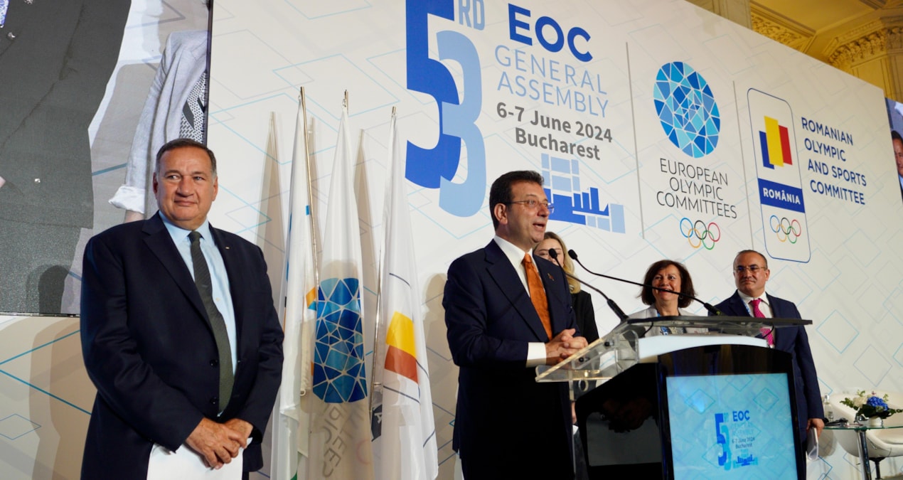 İmamoğlu Bükreş’te: İstanbul’un adaylığı alkışlarla kabul edildi