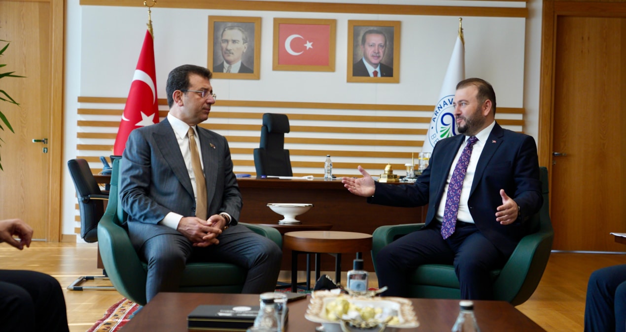 İmamoğlu’ndan Arnavutköy Belediyesi’ne tebrik ziyareti