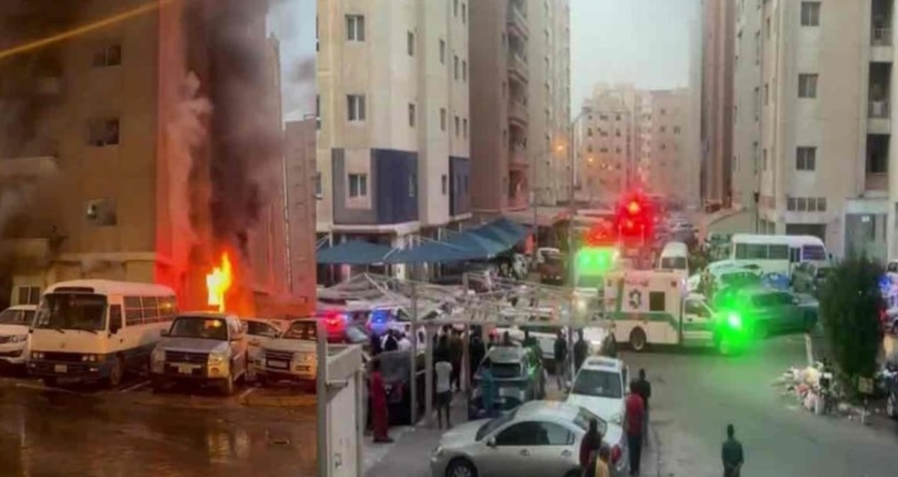 İşçilerin kaldığı binada yangın: Onlarca ölü ve yaralı var