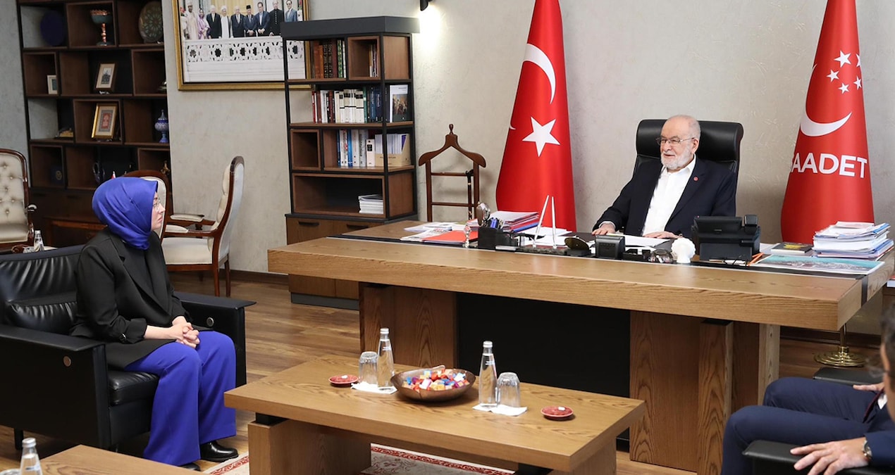 Karamollaoğlu, Ayşe Ateş ile görüştü