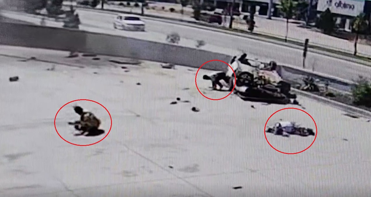 Kazadan sonra araçtan çıktı, kayıplara karıştı