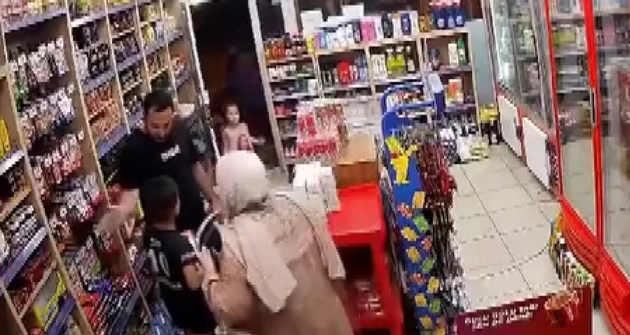 Markette 7 yaşındaki çocuğa dayak ve tehdit