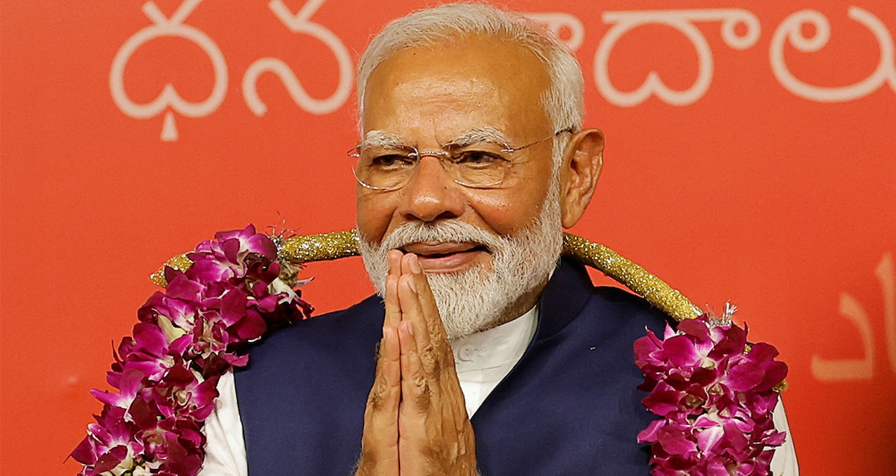 Modi, seçim zaferini ilan etti