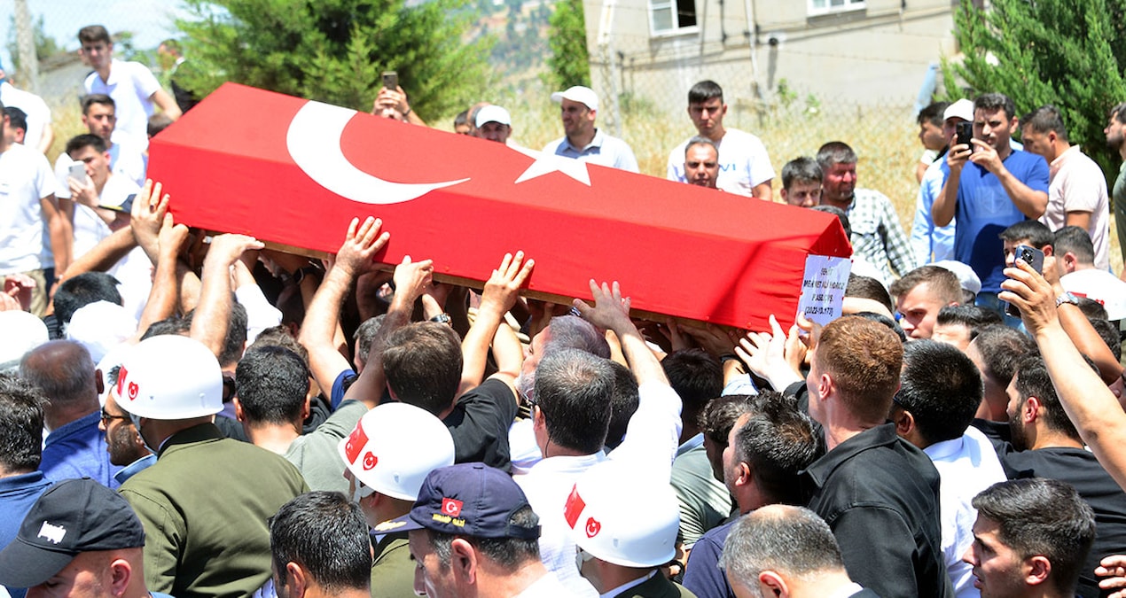 Pençe şehidine veda… Vasiyeti yerine getirilecek