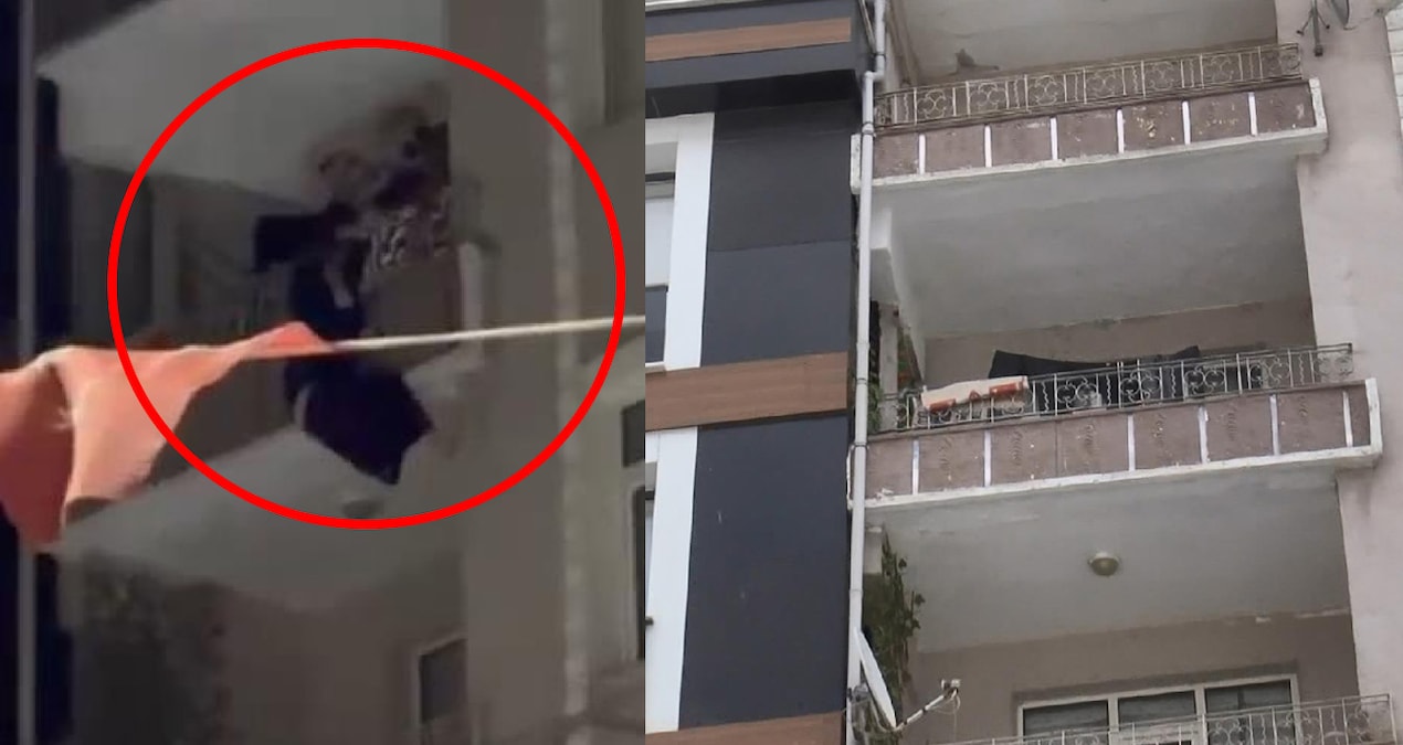 Polisler kendisi için geldi sandı: 4. kattan atlarken son anda…