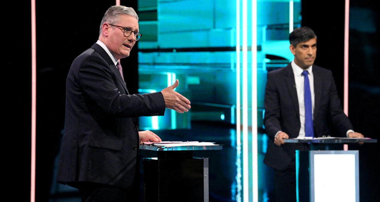 Seçime giden İngiltere’de liderler televizyonda kapıştı