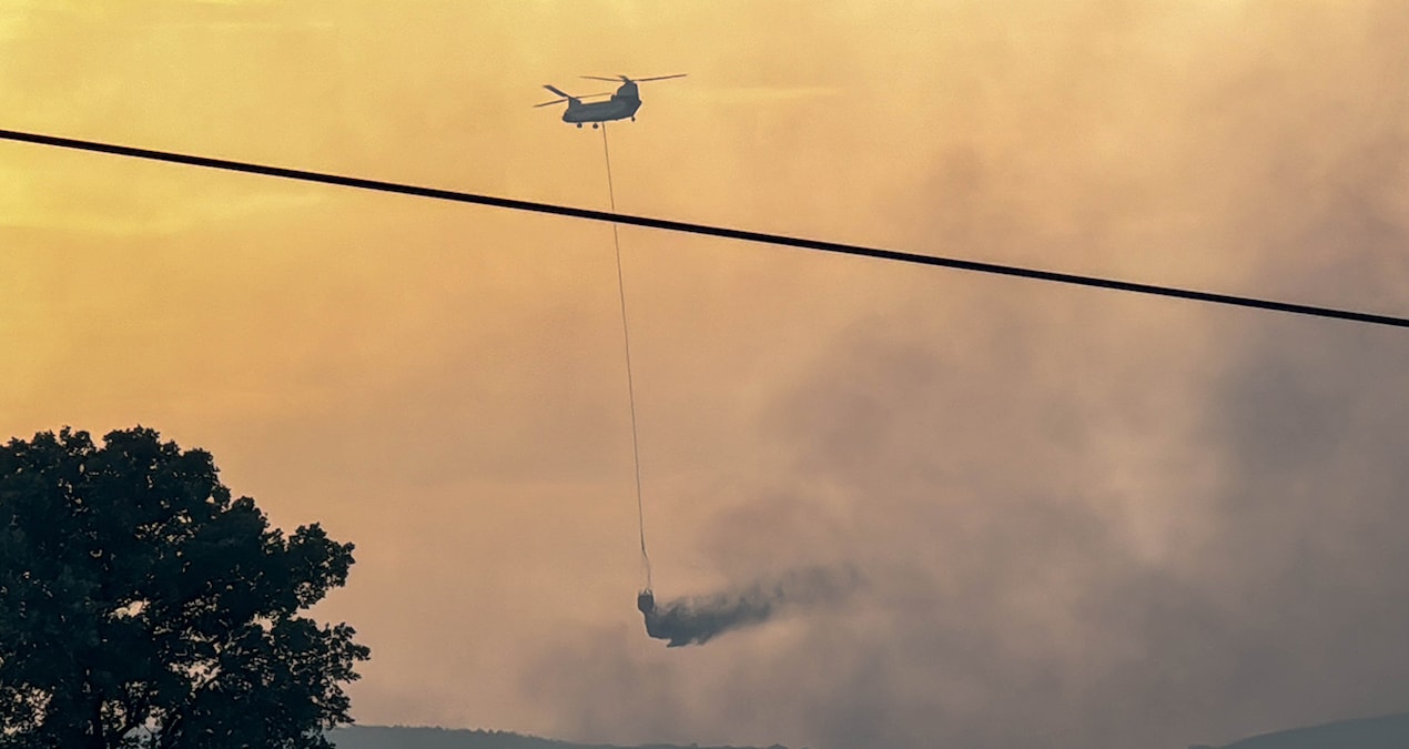 Tarım arazisinde çıkan yangın ormana sıçradı