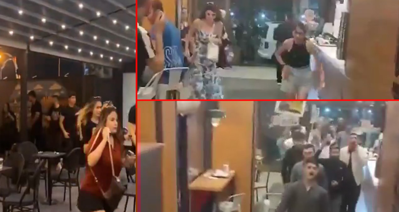 Tekbirlerle Starbucks ve Burger King’i bastılar