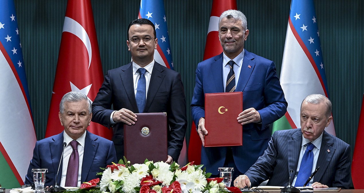 Türkiye ile Özbekistan arasında 18 anlaşma imzalandı