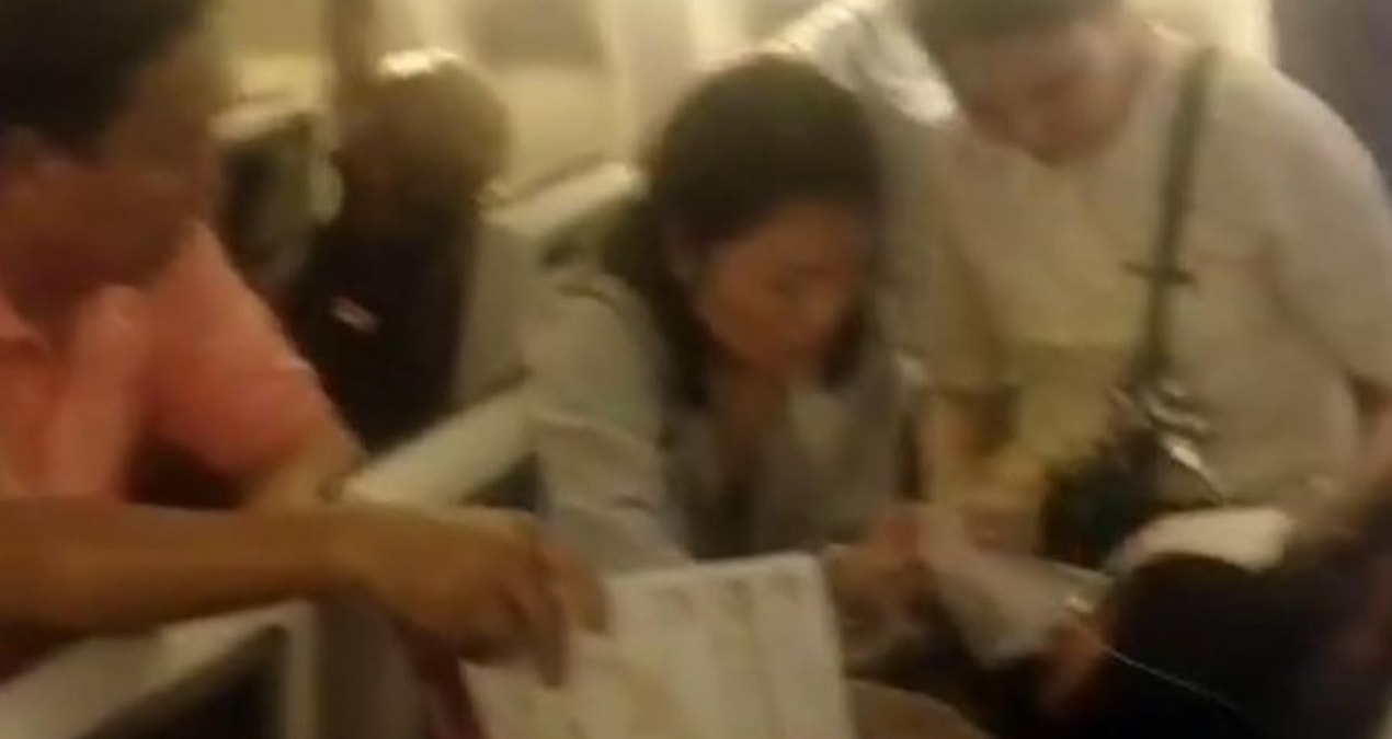 Uçakta panik: Sıcaktan öleceğiz