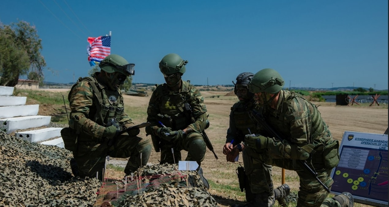 Yunanistan’da Türkiye sınırını geçiş tatbikatı yaptılar