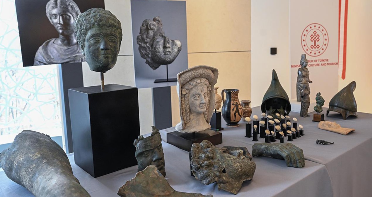 Yurt dışına kaçırılan 7 bin 824 eser Türkiye’ye getirildi