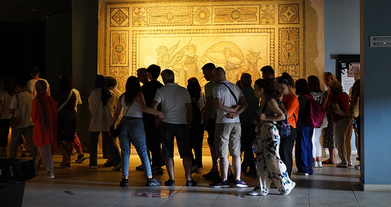 Zeugma Mozaik Müzesi’ni bayramda 10 bin kişi ziyaret etti