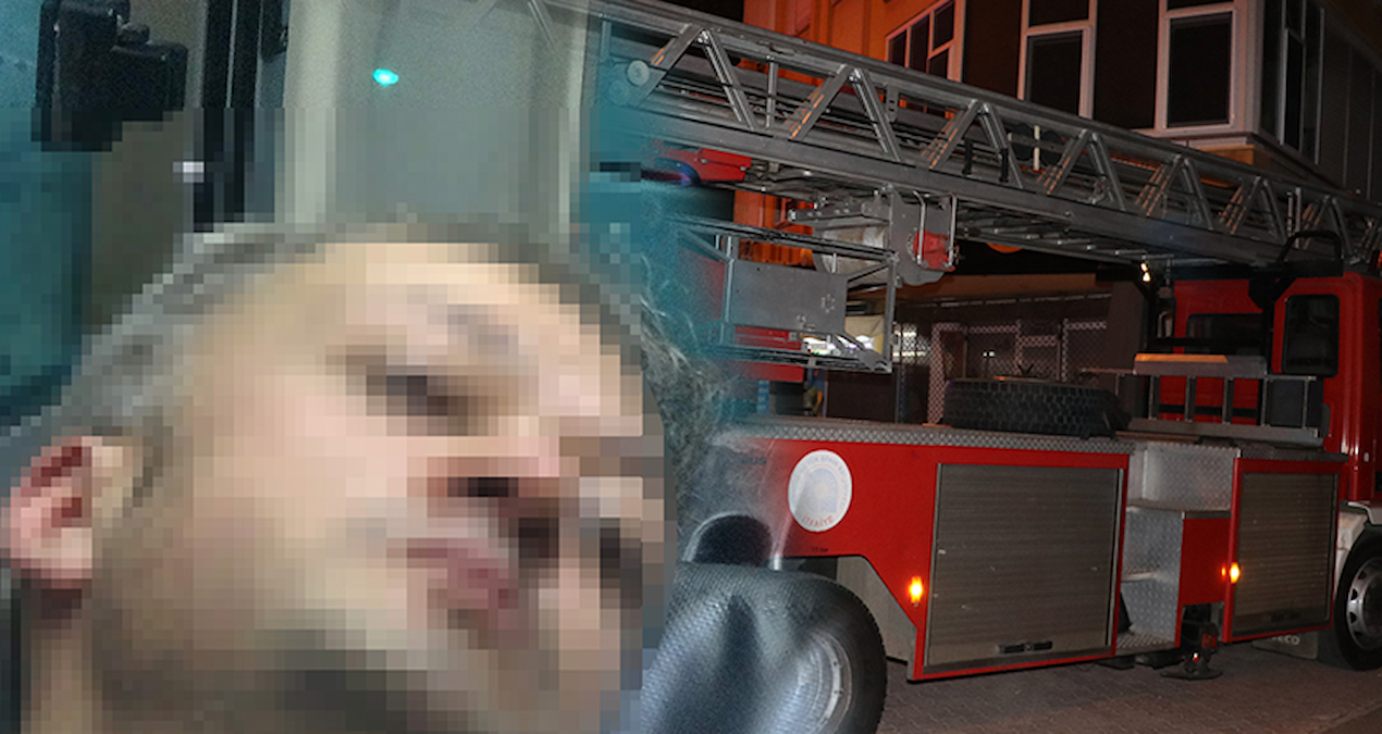 Ailesini ölümle tehdit etti komşularına dehşeti yaşattı