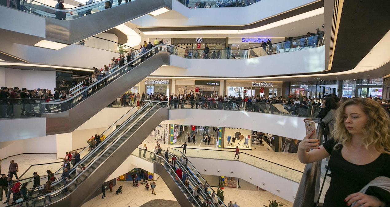 AVM ciroları ağustosta  yüzde 55 arttı