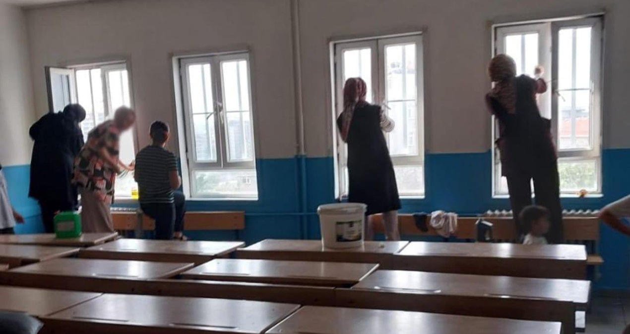 Başkan ‘Okulları biz temizleyelim’ dedi, Vali küplere bindi