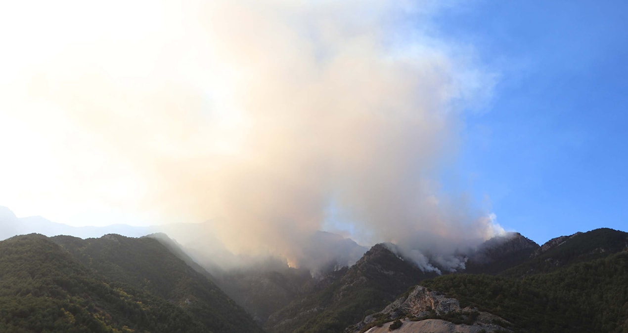 Denizli’deki orman yangınında üçüncü gün