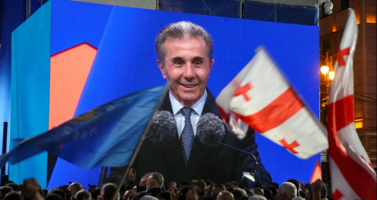 Gürcistan seçimlerinde, tartışmalı iktidar partisi yine kazandı