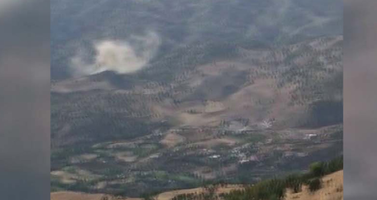 Malatya depremi sonrası dağlarda endişelendiren görüntüler