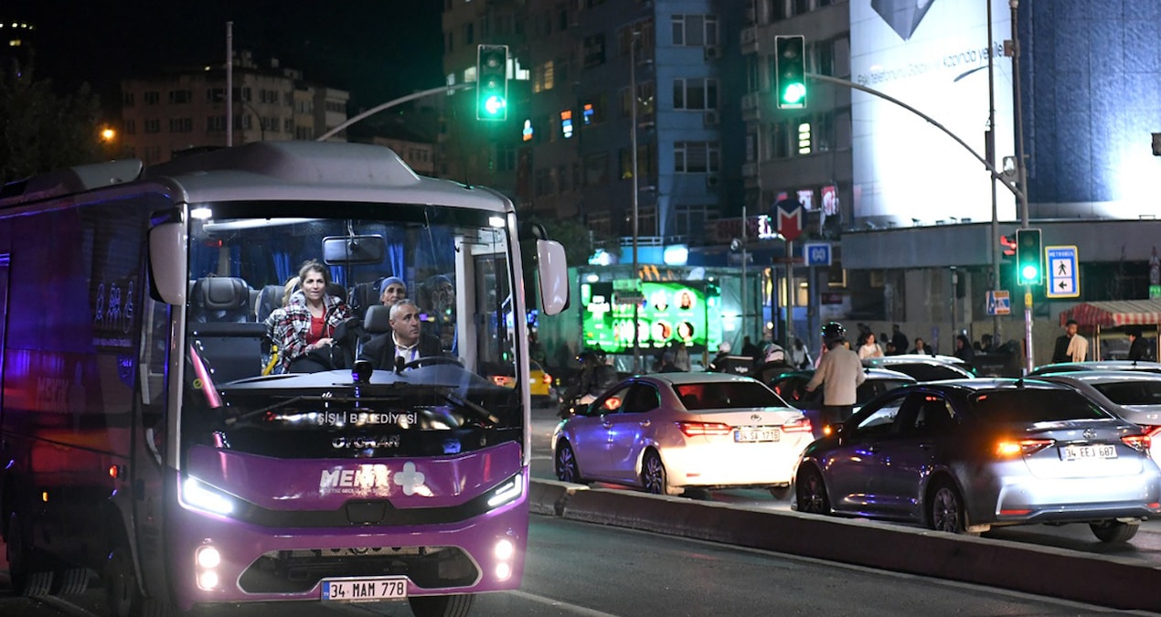Şişli’de kadınlara gece ücretsiz ulaşım