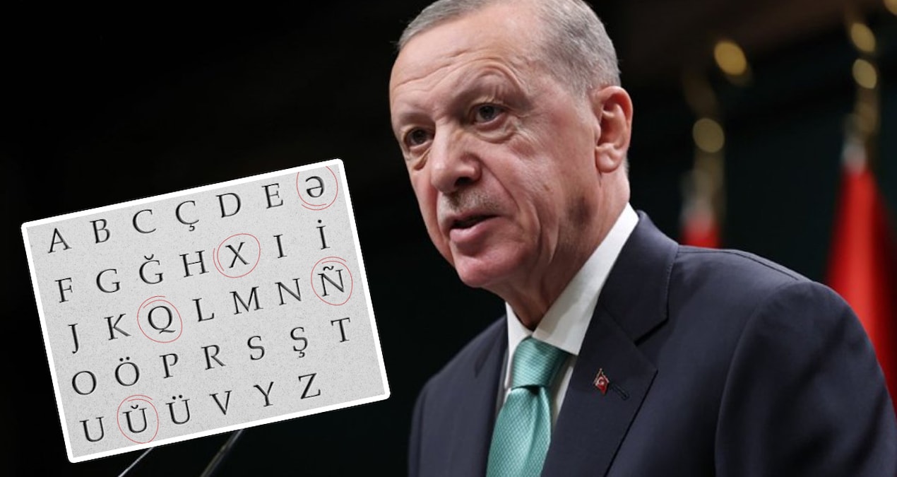 Erdoğan’dan 34 harfli ‘yeni alfabe’ önerisi: İşte alfabeye eklenecek yeni harfler