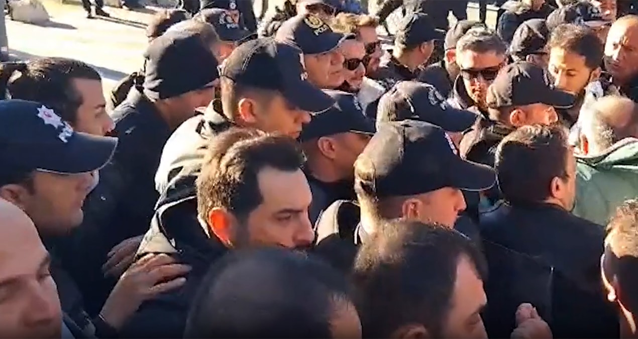 Hopa’daki yürüyüşe polis müdahalesi