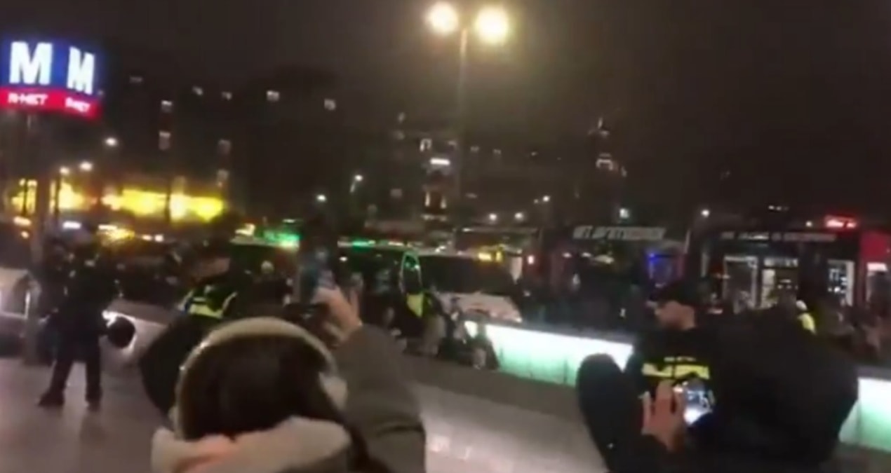 O dayağı başlatan iğrenç marşın videosu ortaya çıktı