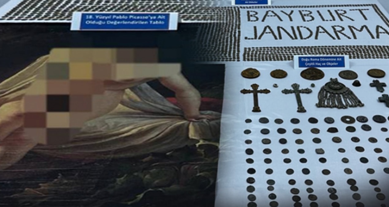 Picasso’nun tablosu Bayburt’tan çıktı