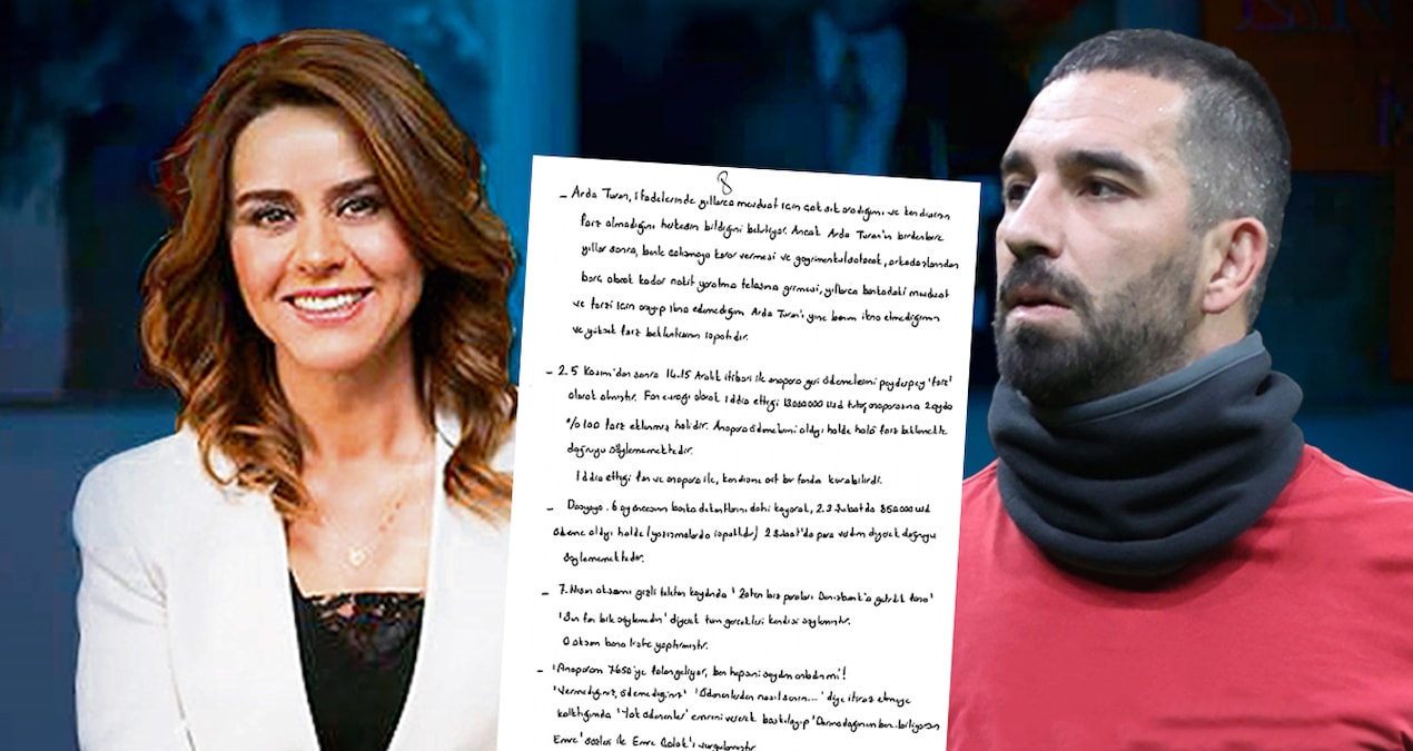 Seçil Erzan’dan duruşma öncesi 27 sayfalık mektup: Arda Turan’a şok suçlama